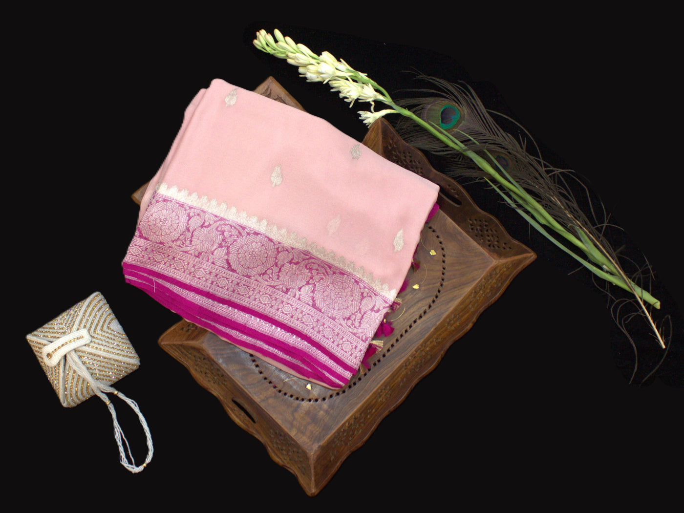 Pure Georgette Silk Banarasi