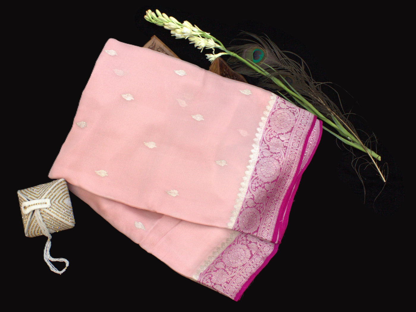 Pure Georgette Silk Banarasi