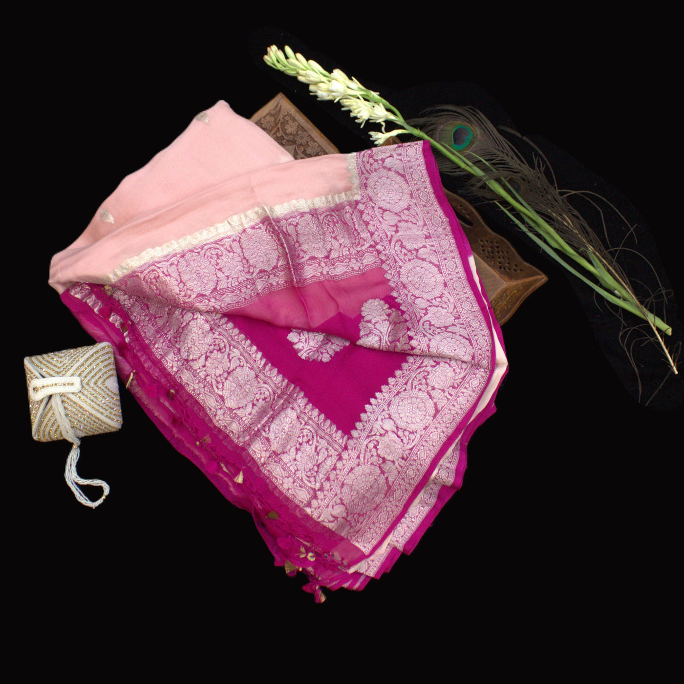 Pure Georgette Silk Banarasi